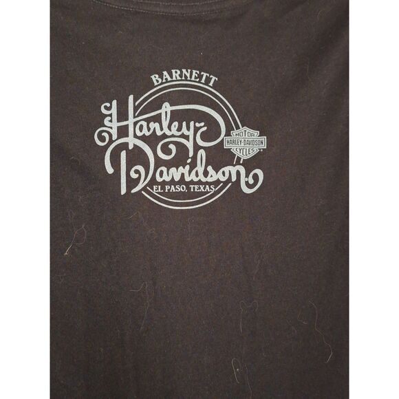 A Harley Davidson Motorcycles Women's Top Emblem Biker Summer Freedom Size M - Picture 7 of 8